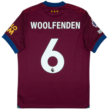 2024-25 Ipswich Match Issue Away Shirt Woolfenden #6