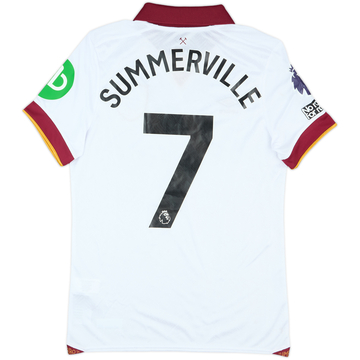 2024-25 West Ham Match Issue Third Shirt Summerville #7