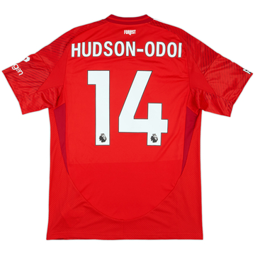 2024-25 Nottingham Forest Match Issue Home Shirt Hudson-Odoi #14