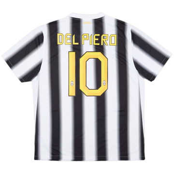 2011-12 Juventus Home Shirt Del Piero #10 (XL)