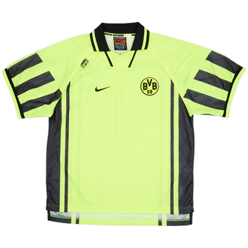 1996-97 Bourssia Dortmund Player Issue Home Shirt - 9/10 - (XL)