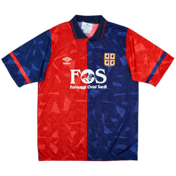 1990-93 Cagliari Home Shirt - 8/10 - (M)