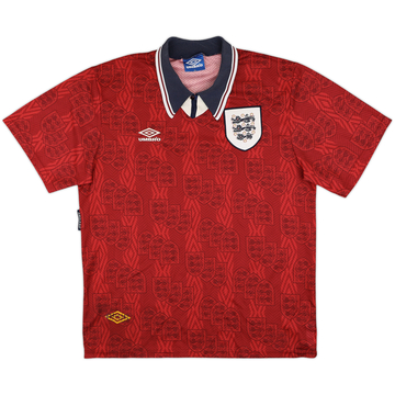 1993-95 England Away Shirt - 8/10 - (XL)