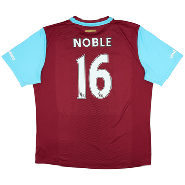 2015-16 West Ham 'Boleyn' Home Shirt Noble #16 - 8/10 - (XXL)