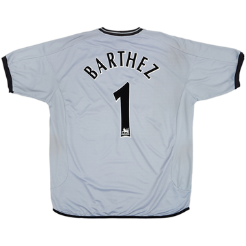 2001-02 Manchester United Centenary GK S/S Shirt Barthez #1 - 9/10 - (XXL)