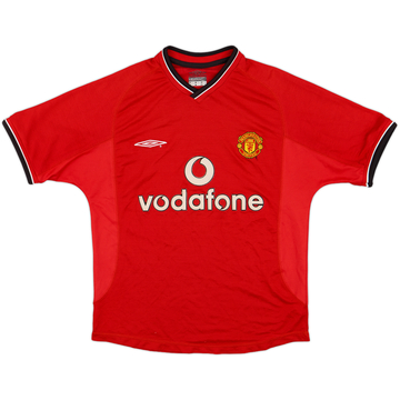 2000-02 Manchester United Home Shirt - 5/10 - (XS)