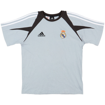 2004-05 Real Madrid adidas Cotton Tee - 7/10 - (XL.Boys)