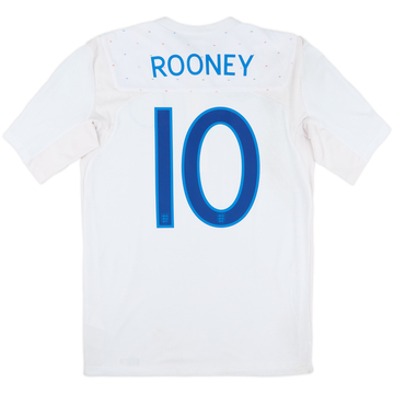2010-11 England Home Shirt Rooney #10 - 9/10 - (M)