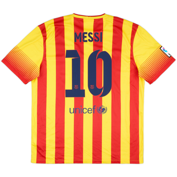2013-15 Barcelona Away Shirt Messi #10 (XL)