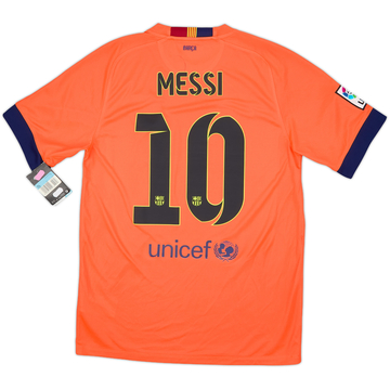2014-15 Barcelona Away Shirt Messi #10 (M)