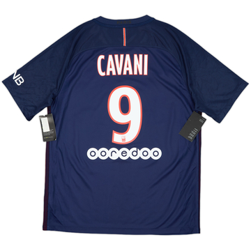 2016-17 Paris Saint-Germain Home Shirt Cavani #9 (L)