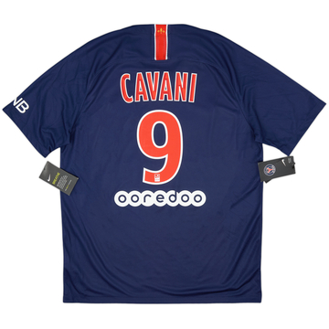 2018-19 Paris Saint-Germain Home Shirt Cavani #9 (L)