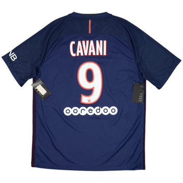 2016-17 Paris Saint-Germain Home Shirt Cavani #9 (L)