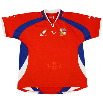 2000-02 Czech Republic Basic Home Shirt - 5/10 - (XL)