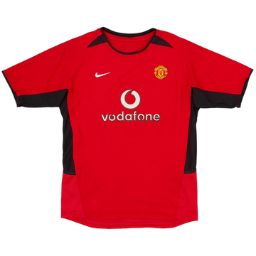 2002-04 Manchester United Home Shirt - 8/10 - (XL.Boys)