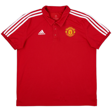2020-21 Manchester United adidas Polo Shirt - 9/10 - (XL)