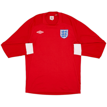 2010-11 England Away L/S Shirt - 9/10 - (M)