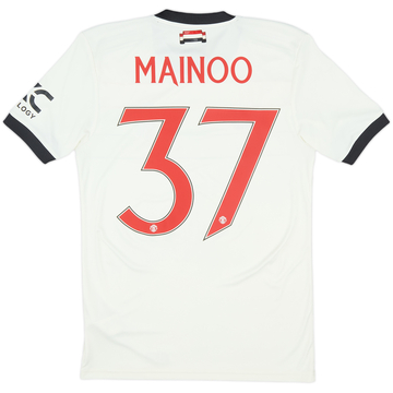 2024-25 Manchester United Third Shirt Mainoo #37 - 10/10 - (S)