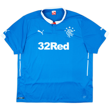 2014-15 Rangers Home Shirt - 8/10 - (3XL)