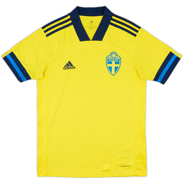 2020-21 Sweden Home Shirt - 9/10 - (S)