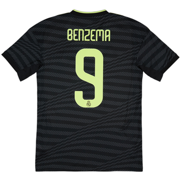 2022-23 Real Madrid Third Shirt Benzema #9 - 10/10 - (S)