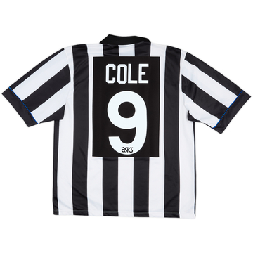 1993-95 Newcastle Home Shirt Cole #9 - 6/10 - (L)