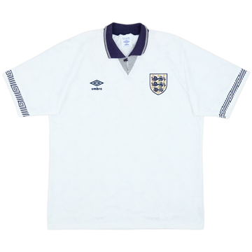 1990-92 England Home Shirt - 9/10 - (L)