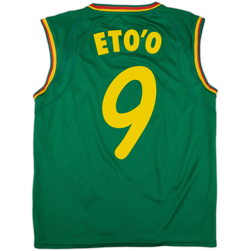 2002 Cameroon Home Vest Shirt Eto'o #9 - 8/10 - (M)