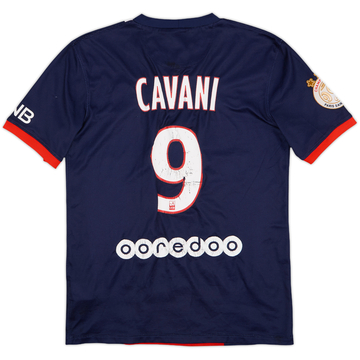 2013-14 Paris Saint-Germain Home Shirt Cavani #9 - 5/10 - (S)