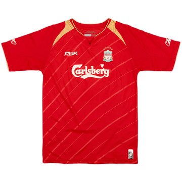 2005-06 Liverpool CL Home Shirt - 6/10 - (L.Boys)