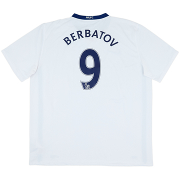 2008-10 Manchester United Away Shirt Berbatov #9 - 8/10 - (XXL)