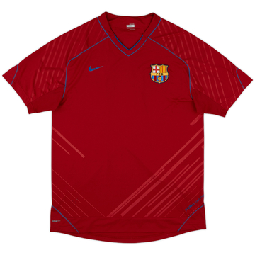 2007-08 Barcelona Nike Training Shirt - 9/10 - (L)