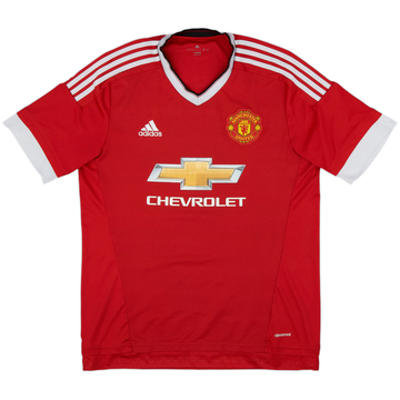2015-16 Manchester United Home Shirt - 4/10 - (L)