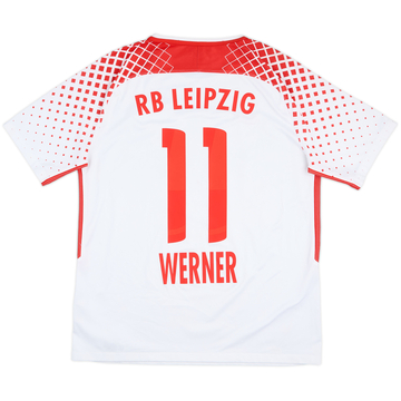 2017-18 RB Leipzig Home Shirt Werner #11 - 6/10 - (L)
