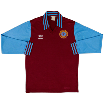 1976-81 Aston Villa Home L/S Shirt - 8/10 - (M)