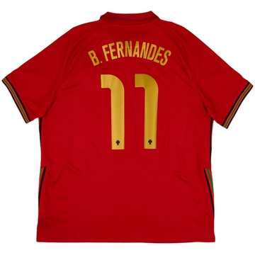 2020-21 Portugal Home Shirt B.Fernandes #11 - 10/10 - (XL)