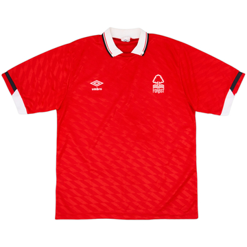1988-90 Nottingham Forest Home Shirt - 10/10 - (L)