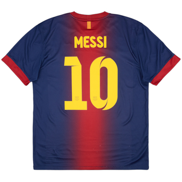 2012-13 Barcelona Player Issue Home Shirt Messi #10 - 6/10 - (L)