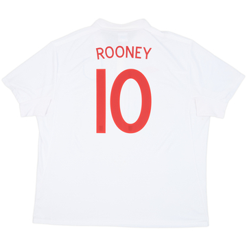 2009-10 England Home Shirt Rooney #10 - 10/10 - (3XL)