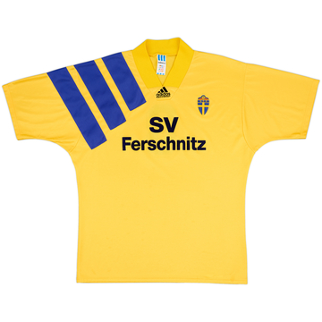 1992-94 Sweden Home Shirt #8 - 9/10 - (XL)