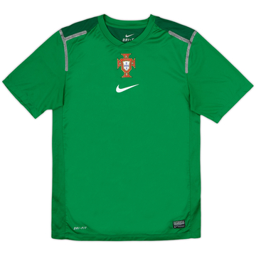 2012-14 Portugal Nike Player Issue Training Shirt - 9/10 - (S)