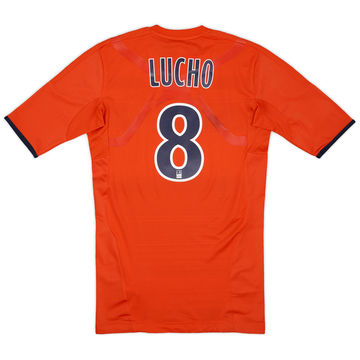 2011-12 Olympique Marseille Player Issue TechFit Third Shirt Lucho #8 (L)