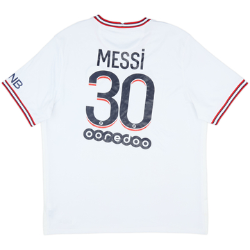 2021-22 Paris Saint-Germain Fourth Shirt Messi #30 - 6/10 - (XL)