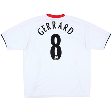 2005-06 Liverpool Away Shirt Gerrard #8 - 8/10 - (XL)