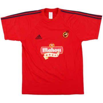 2000-01 Spain adidas Player Issue Cotton Tee - 6/10 - (L)