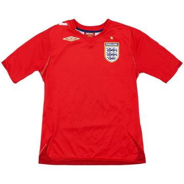 2006-08 England Away Shirt - 5/10 - (M.Boys)