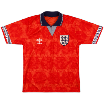 1990-93 England Away Shirt - 8/10 - (M.Boys)