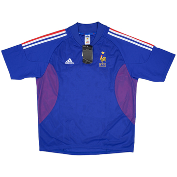 2002-04 France 'Signed' Home Shirt (XL)