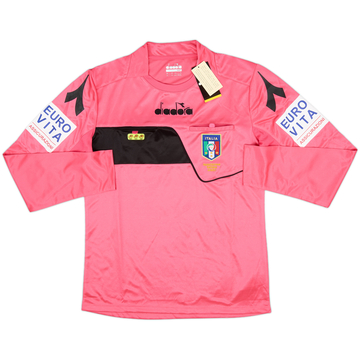 2017-18 Italy Diadora Referee L/S Shirt (S)