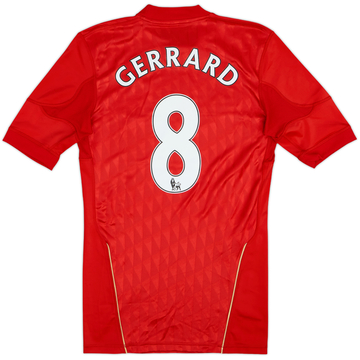 2010-12 Liverpool Player Issue TechFit Home Shirt Gerrard #8 - 10/10 - (M/L)